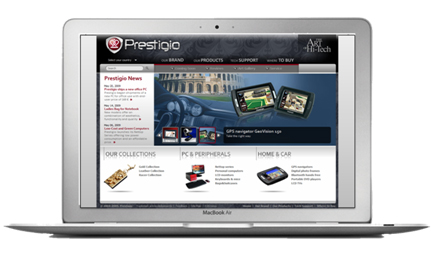 New Prestigio Website