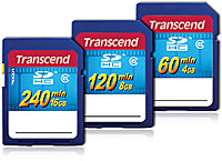 Transcend SDHC HD video cards