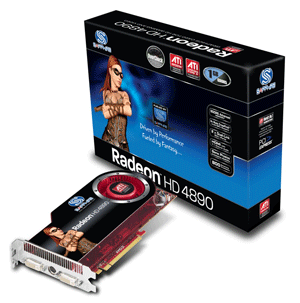 SAPPHIRE Speeds in with HD 4890. Latest ATI-based graphics are fastest yet!
