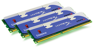 Kingston Technology Launches Industry First HyperX 12GB DDR3 Triple-Channel Memory Kit