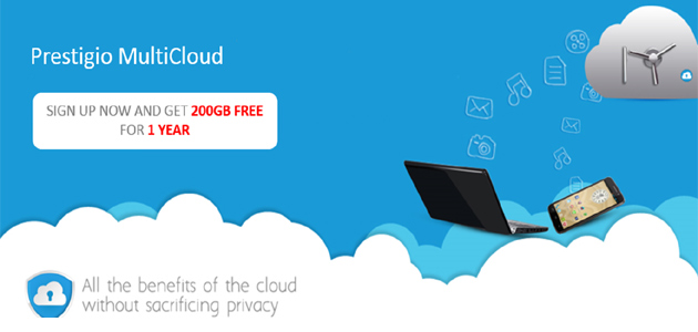 Keep your data safe and protected with Prestigio MultiCloud, new ultra-secure free cloud storage