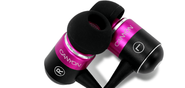 Canyon introduced earphones with enhanced silicone fittings