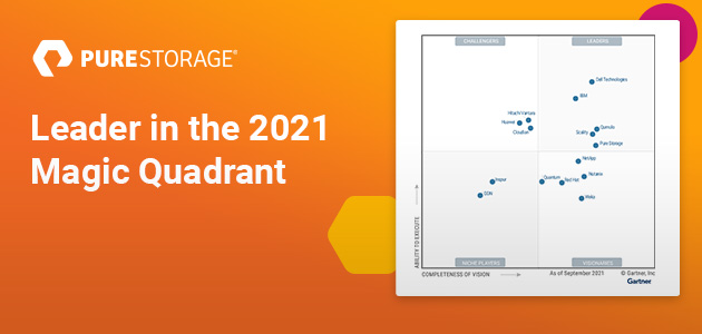 Gartner Names Pure Storage a Leader in the 2021 Magic Quadrant for Distributed File Systems and Object Storage
