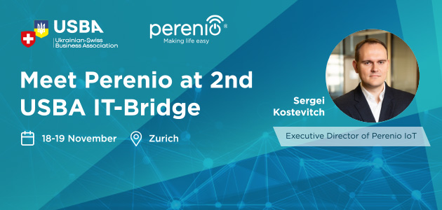 Perenio IoT attends the 2nd USBA IT-Bridge and presents smart devices new generation
