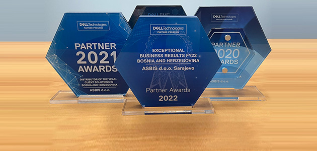 ASBIS Bosnia & Herzegovina has been awarded by Dell Technologies