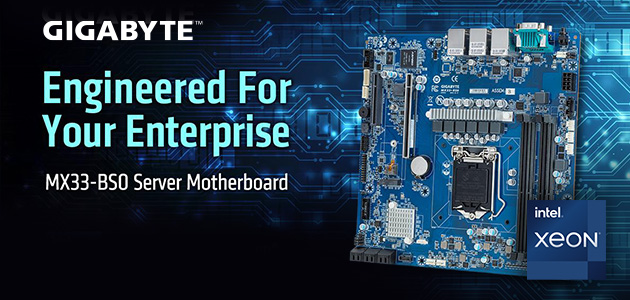 GIGABYTE Announces Workstation / Entry-level Server Motherboard for Intel® Xeon® E-2300