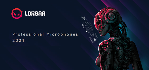 Professional microphones by the new gaming brand Lorgar for even more comfort and fun in every game